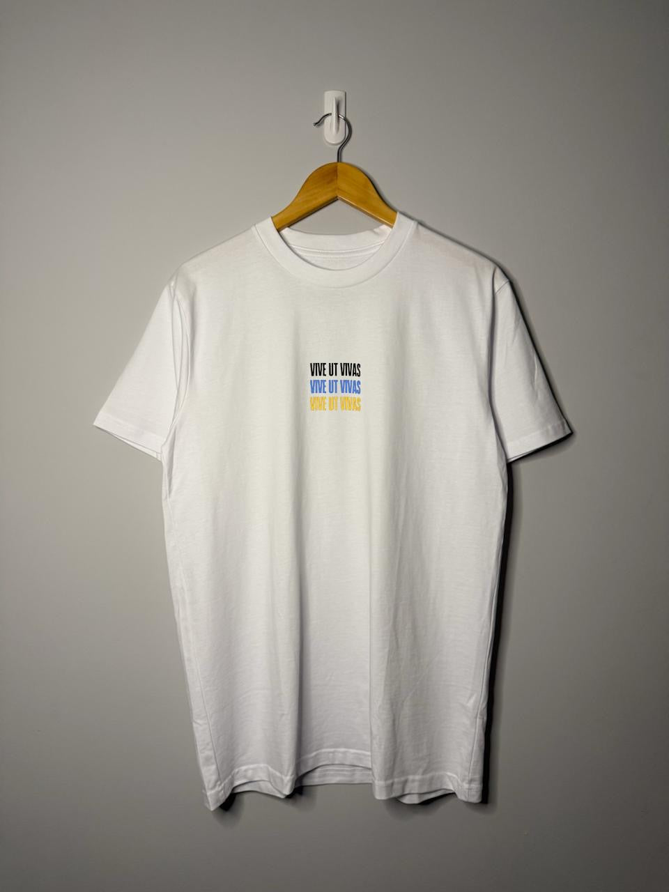 Union Stacked T-Shirt - White