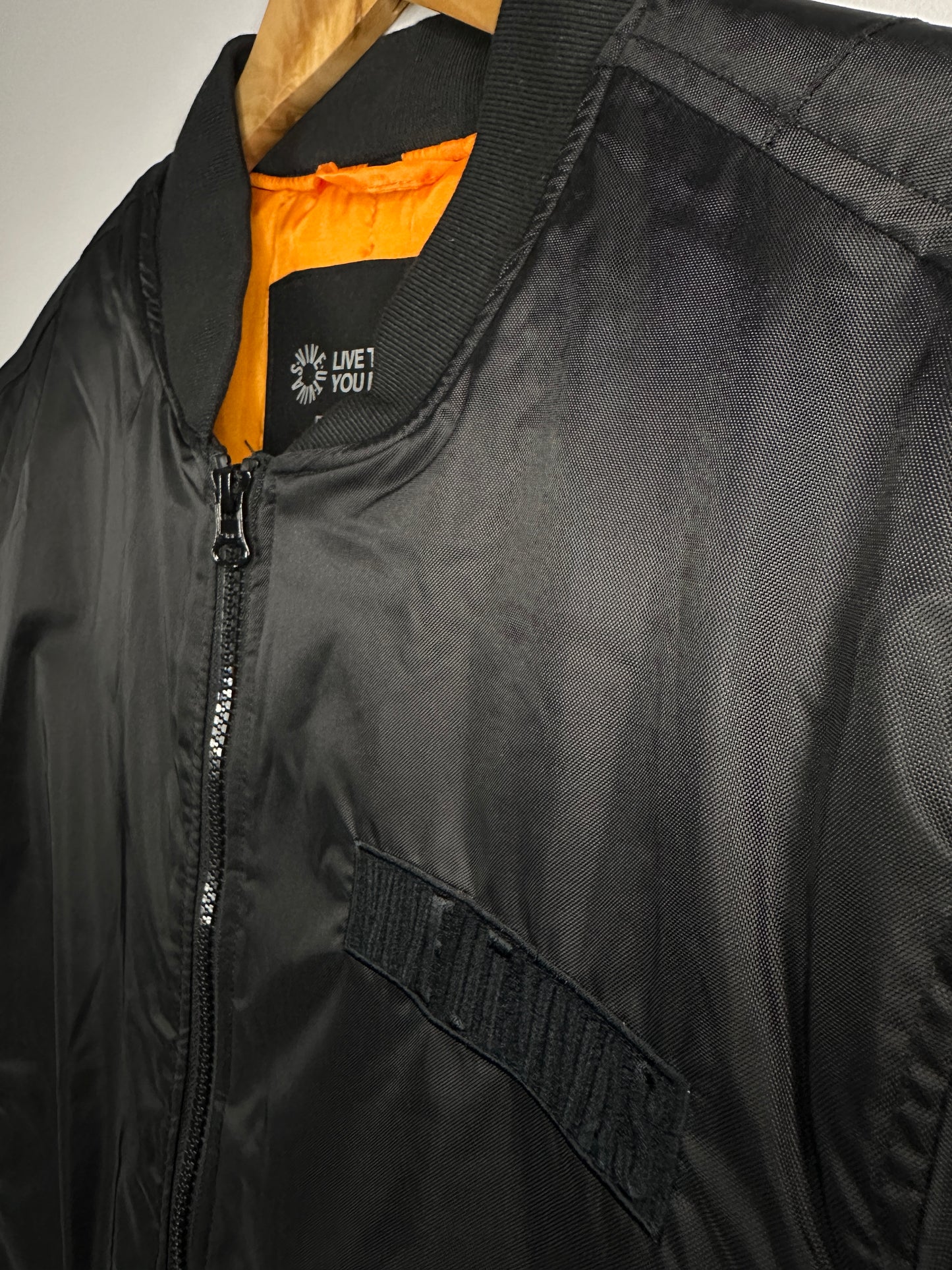 Heavy Bomber Jacket - Black