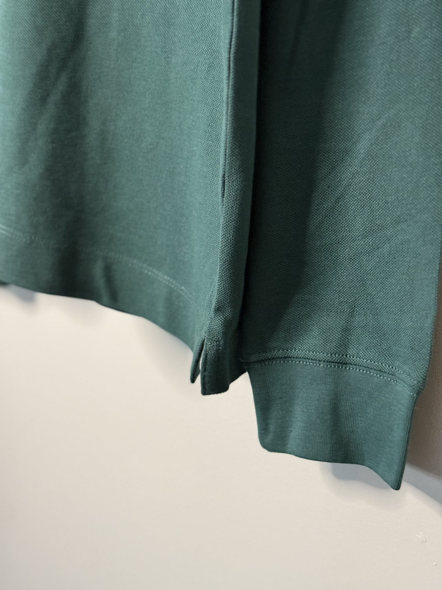 Long Sleeve Polo Shirt - Green