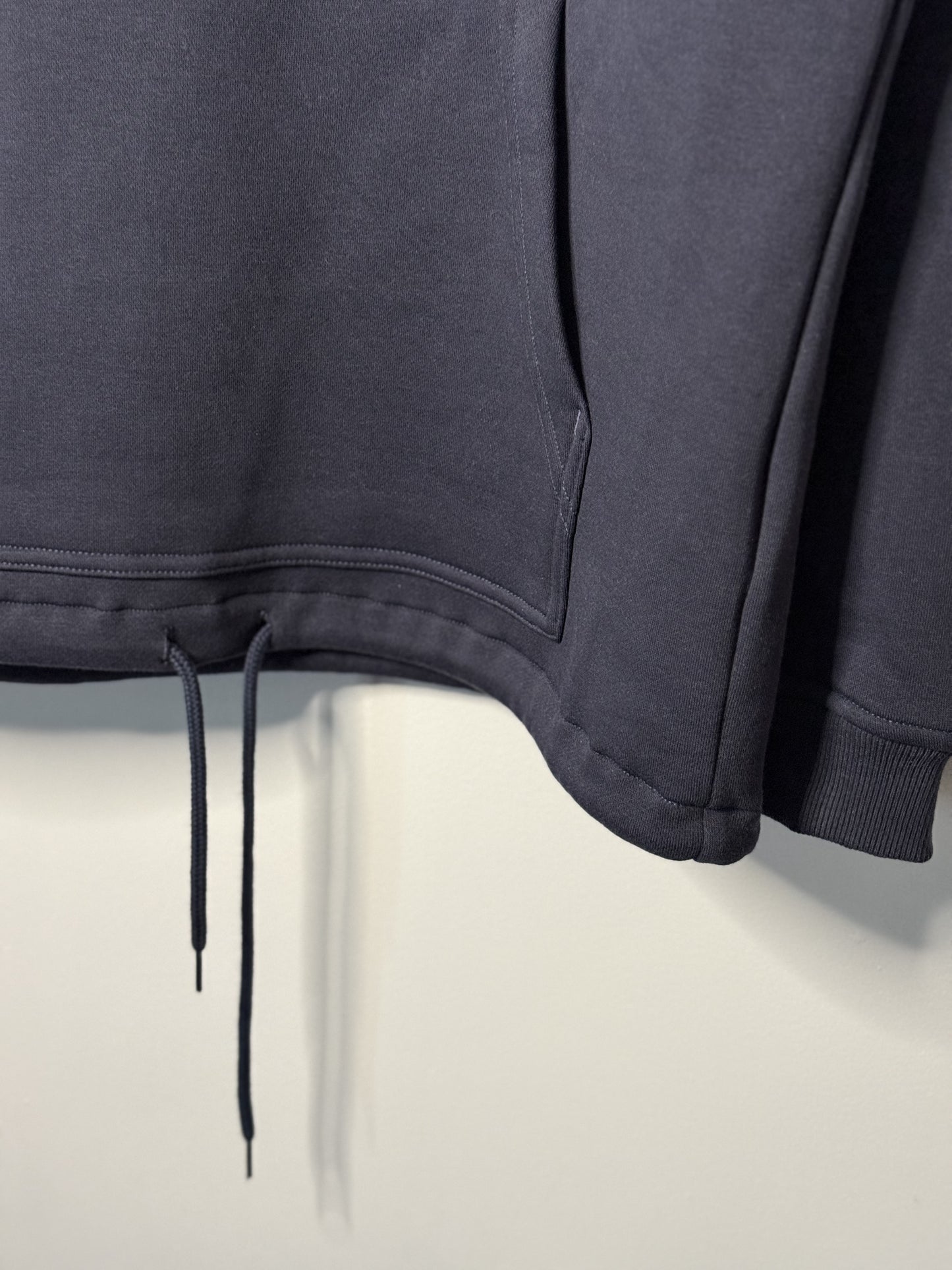 Half Zip Pocket Hoodie - Navy