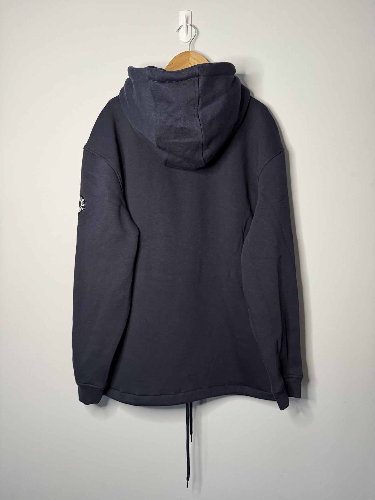 Half Zip Pocket Hoodie - Navy