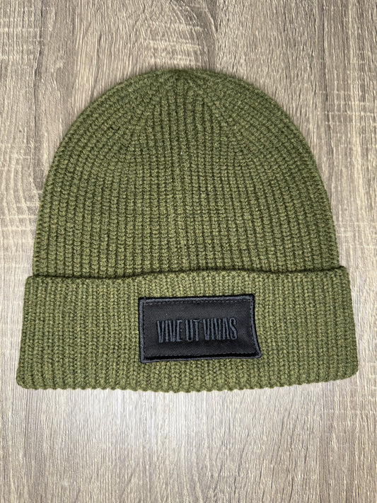 Union Rib Beanie - Khaki