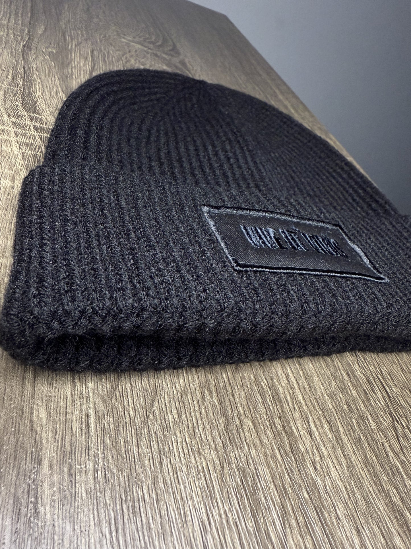 Union Rib Beanie - Black