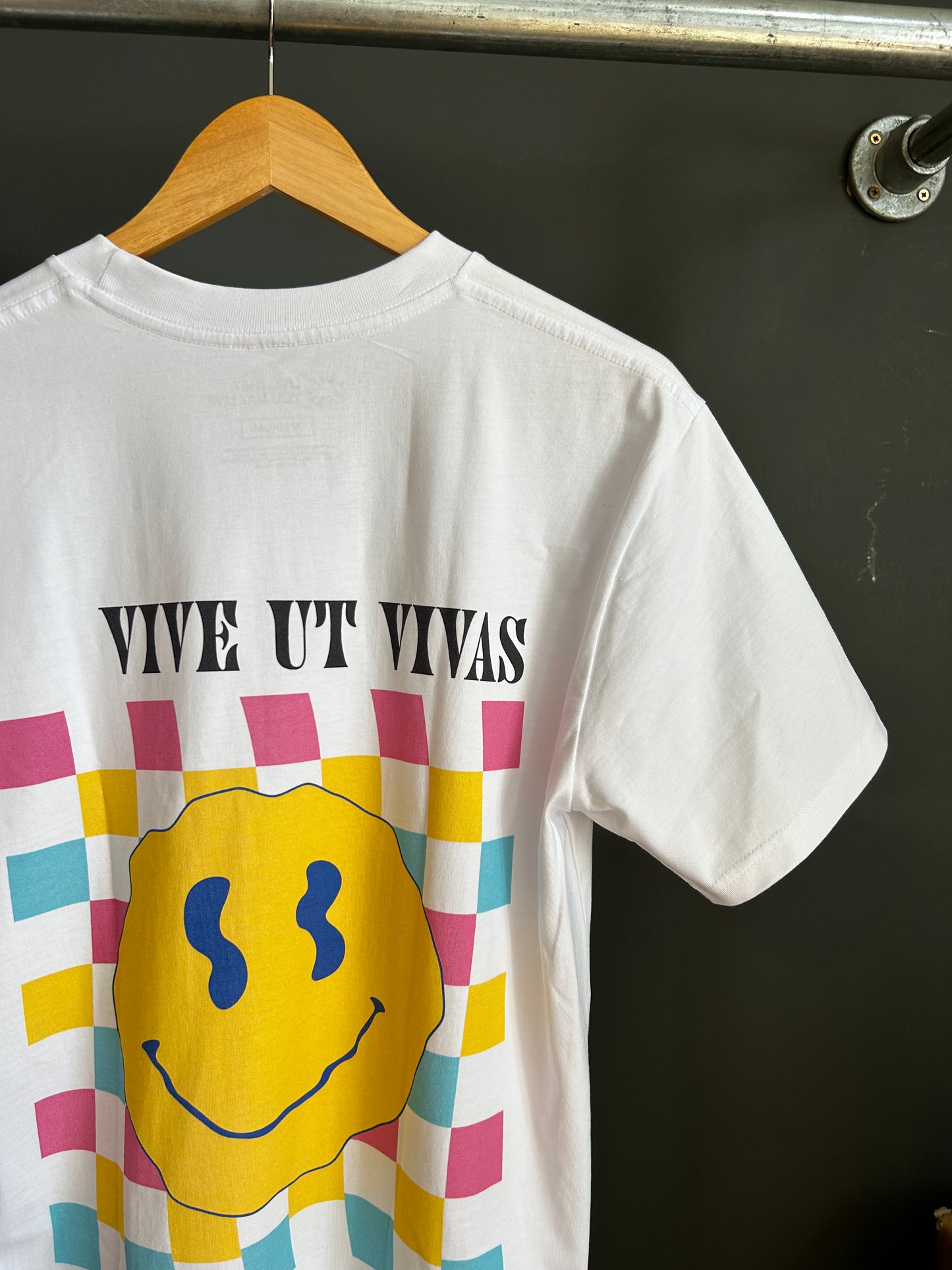 Smiley Tripper  T-Shirt - White