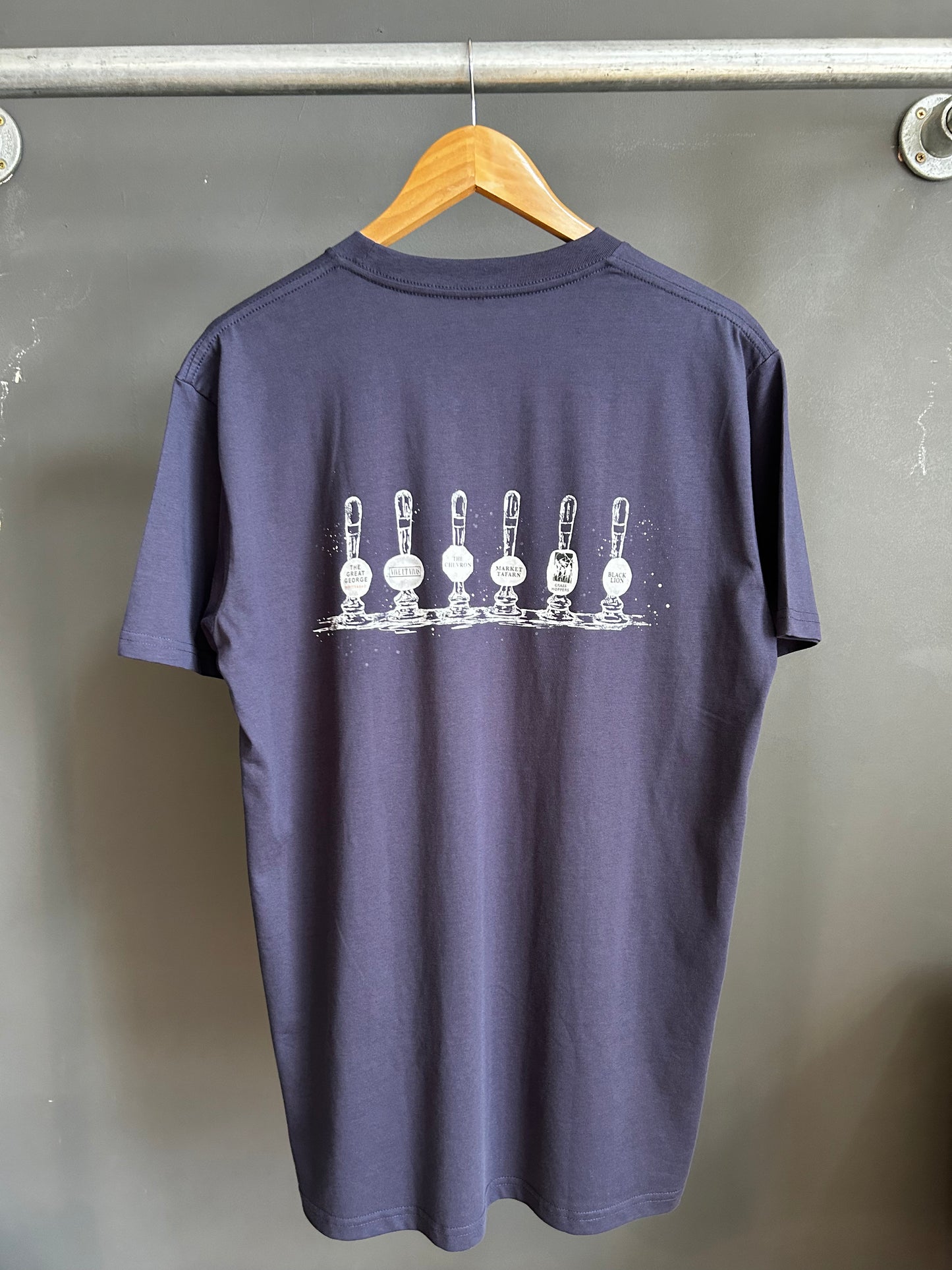 90's Pub Crawl T-Shirt - Blue